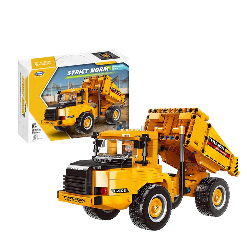 Building blocks simulation construction car series for children's toys