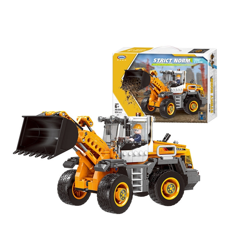 Building blocks simulation construction car series for children's toys
