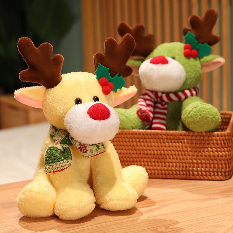 Christmas moose plush toys